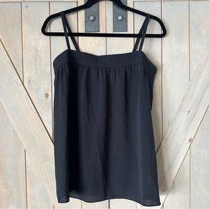 Vince 100% Silk Women’s Embroidered Cami Black - Medium